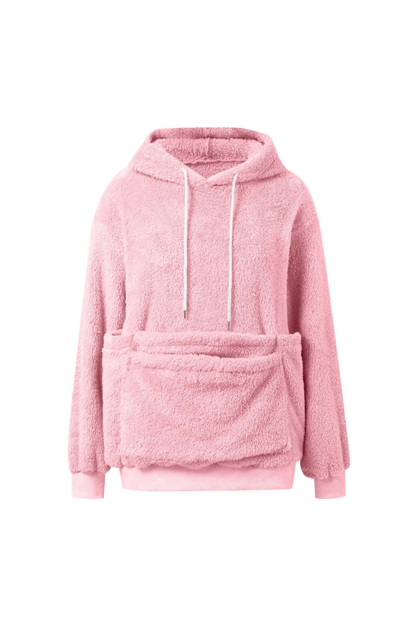 Women Fall Clothing Warm Double-Sided Fleece Pet Hoodie