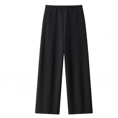 Unisex Spring Cotton Wide-Leg Drawstring Pocket Sweatpants