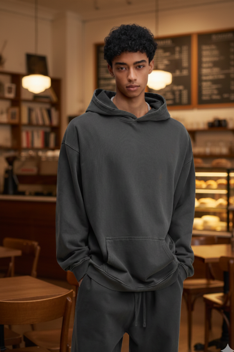 Men's 480 Heavyweight Washed Cotton Hoddie