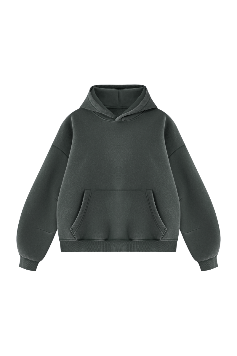 Unisex Fall Clothing Vintage Faded Curved Sleeve Hoodie