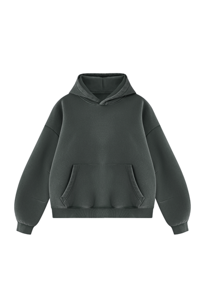 Unisex Fall Clothing Vintage Faded Curved Sleeve Hoodie