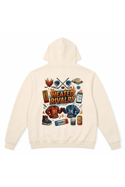 Men Fall Clothing Heated Rivalry Graphic Oversized Hoodie
