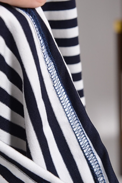 Women All Season Striped Straight Leg Lounge Pants