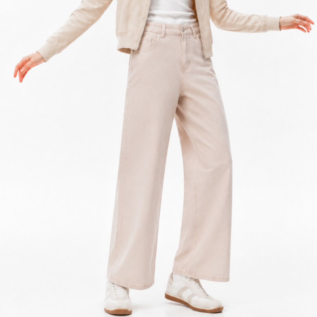 Women's & Unisex High Waist Wide Leg Jeans