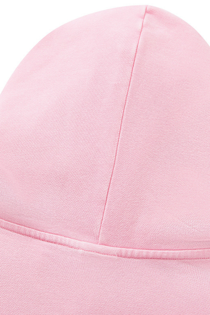 Unisex Fall Washed Vintage Boxy Double Zip Hoodie