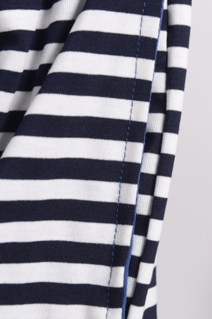 Women All Season Striped Straight Leg Lounge Pants