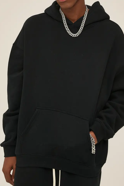 Men's 350G Heavyweight Large Pocket Hoodie Sweatshirts