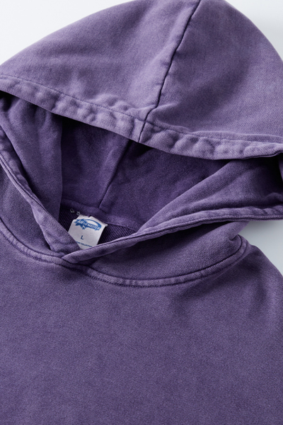Women Fall 100% Cotton Wax Washed Vintage Pocket Hoodie