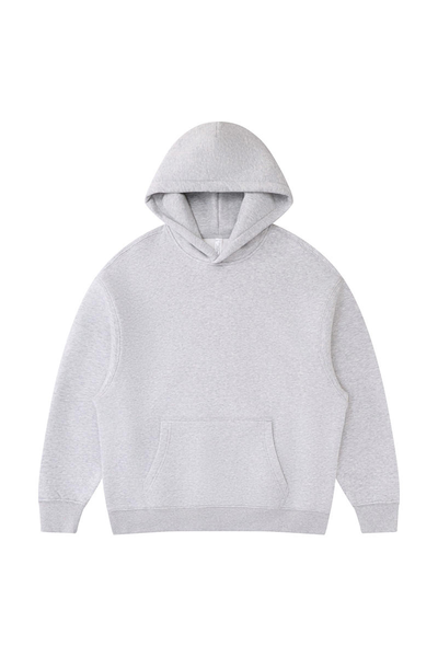 Women's Fall Winter Oversized Solid Kangaroo-Pocket Hoodie