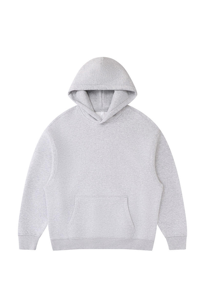 Women's Fall Winter Oversized Solid Kangaroo-Pocket Hoodie