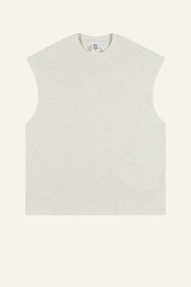 Women's Streetwear Heavyweight Cotton Sleeveless Top