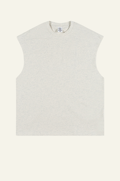 Women's Streetwear Heavyweight Cotton Sleeveless Top