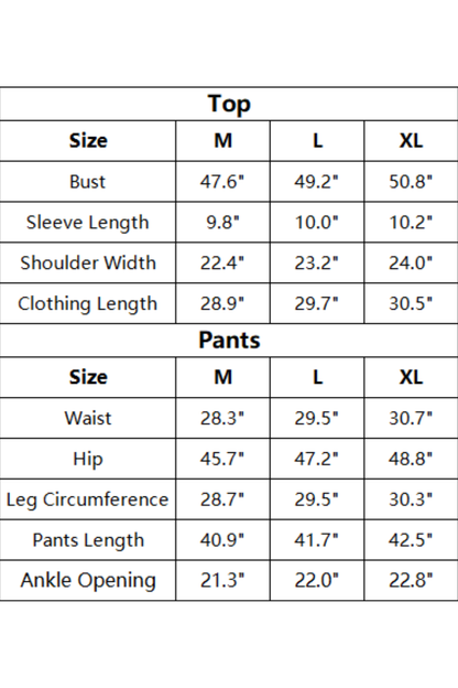 Unisex Summer Linen-Blend Crewneck Tee Wide-Leg Pants Set