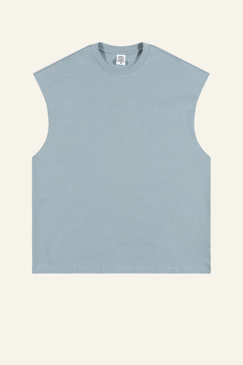 Women's Streetwear Heavyweight Cotton Sleeveless Top