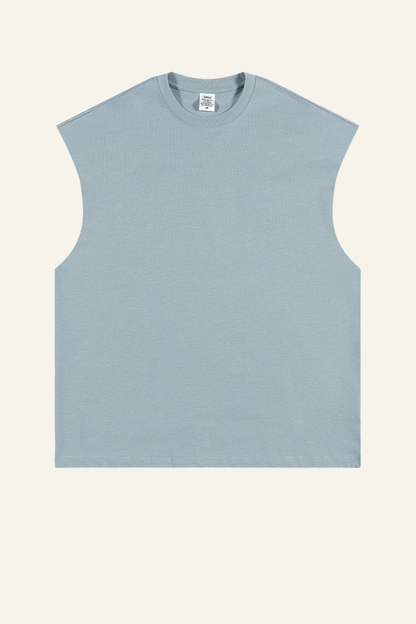 Women's Streetwear Heavyweight Cotton Sleeveless Top
