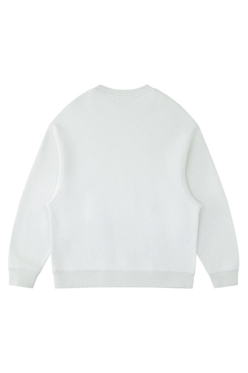 Women's Fall Winter Fleece-Lined Loose Crewneck Sweatshirt
