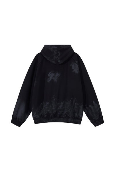 Unisex Fall Clothing Heavy Paint Distressed Street Hoodie