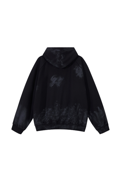 Unisex Fall Clothing Heavy Paint Distressed Street Hoodie