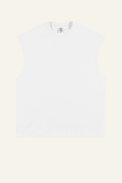 Men's Streetwear Heavyweight Cotton Sleeveless Top