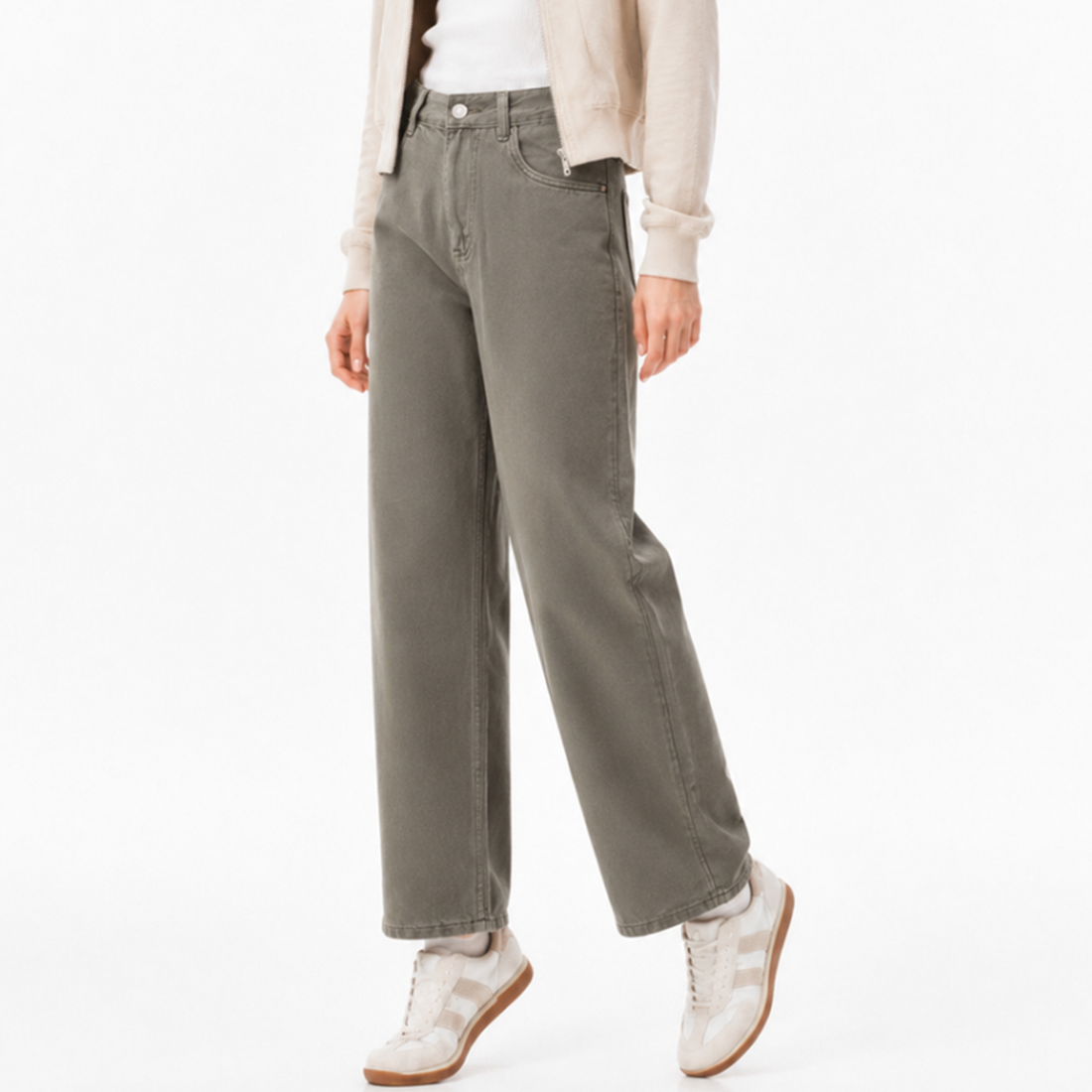 Women's & Unisex High Waist Wide Leg Jeans