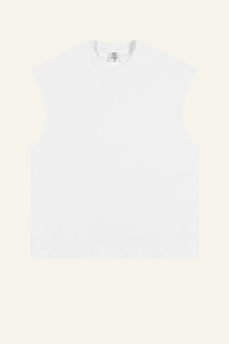Women's Streetwear Heavyweight Cotton Sleeveless Top