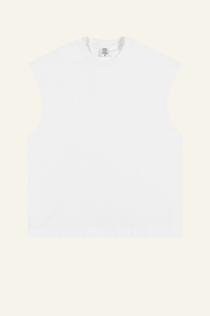 Women's Streetwear Heavyweight Cotton Sleeveless Top