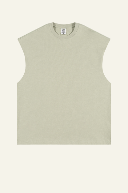 Men's Streetwear Heavyweight Cotton Sleeveless Top