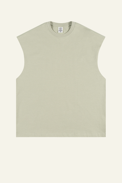 Women's Streetwear Heavyweight Cotton Sleeveless Top