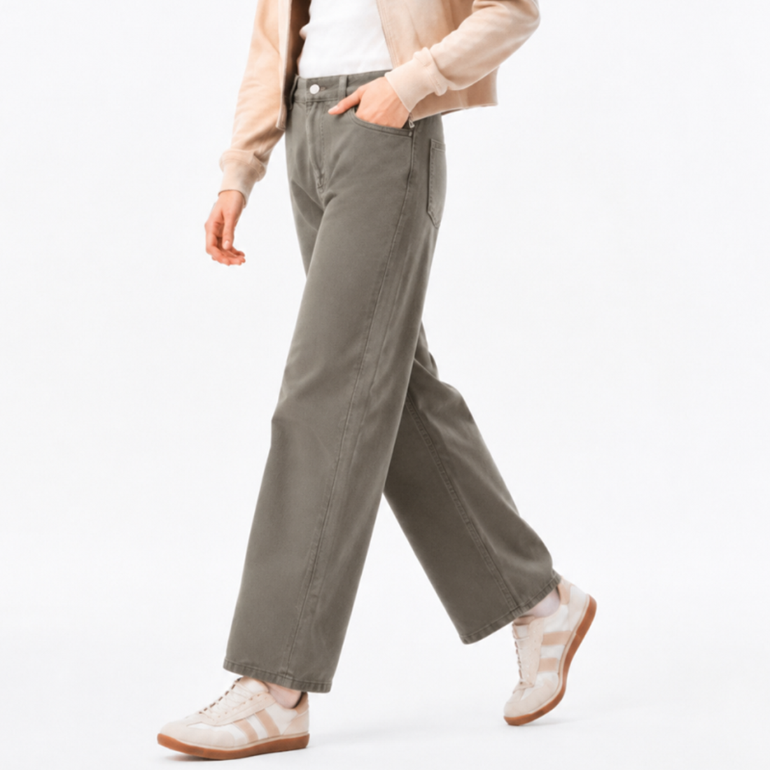 Women's & Unisex High Waist Wide Leg Jeans