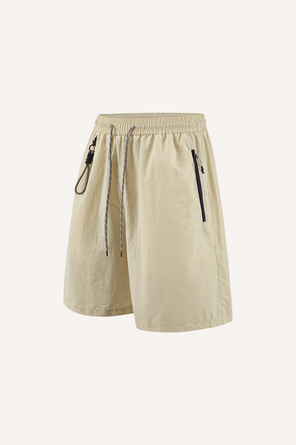 Men's Spring Summer Waterproof Zip D-Ring 5" Shorts