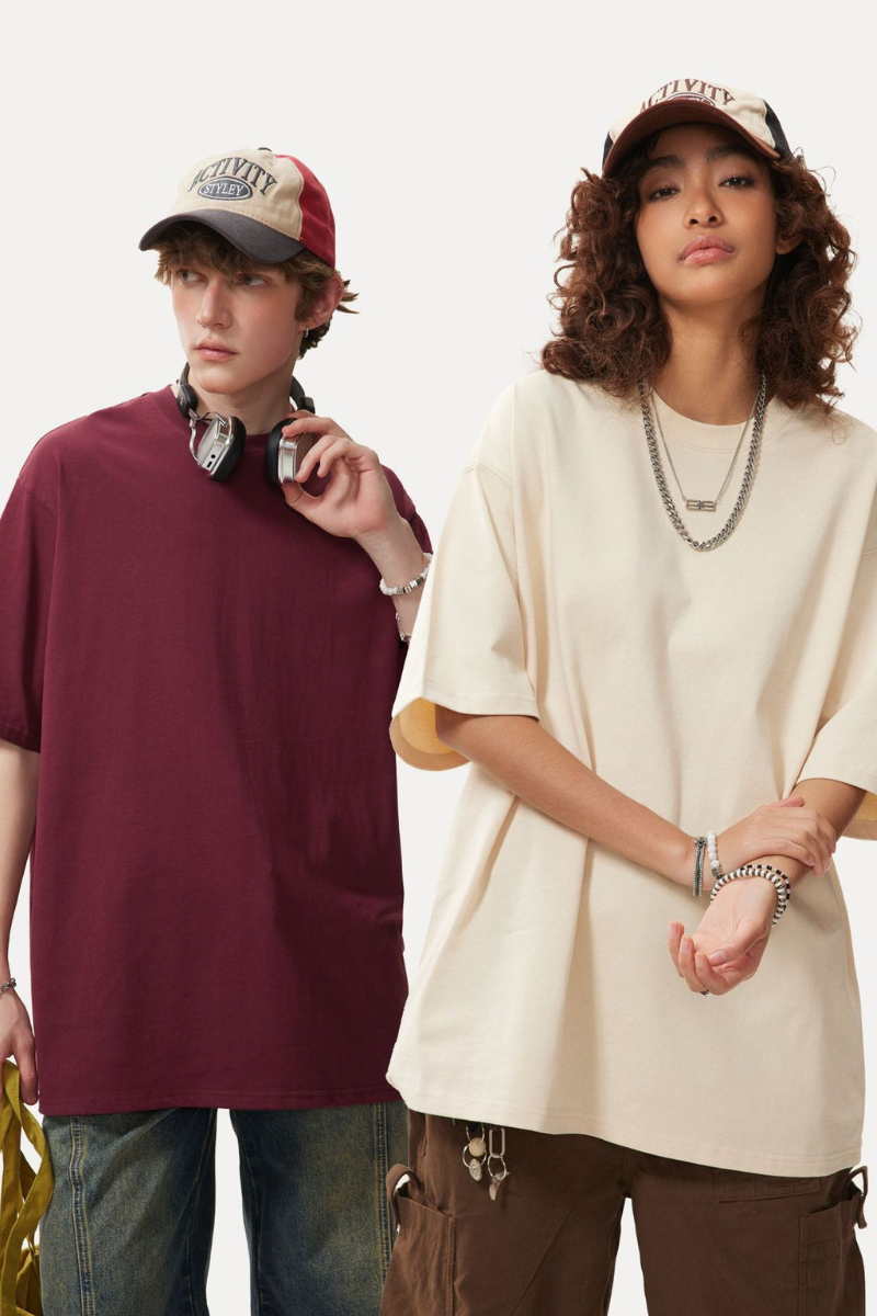 Men's Summer Cotton Loose American Youth Street Tee