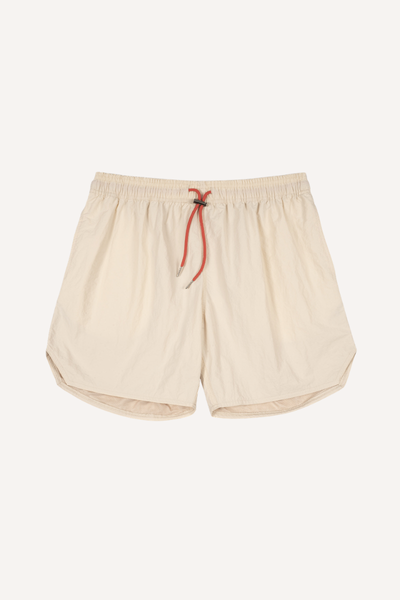 Men's Summer Quick Dry Nylon Drawstring Loose 5" Shorts