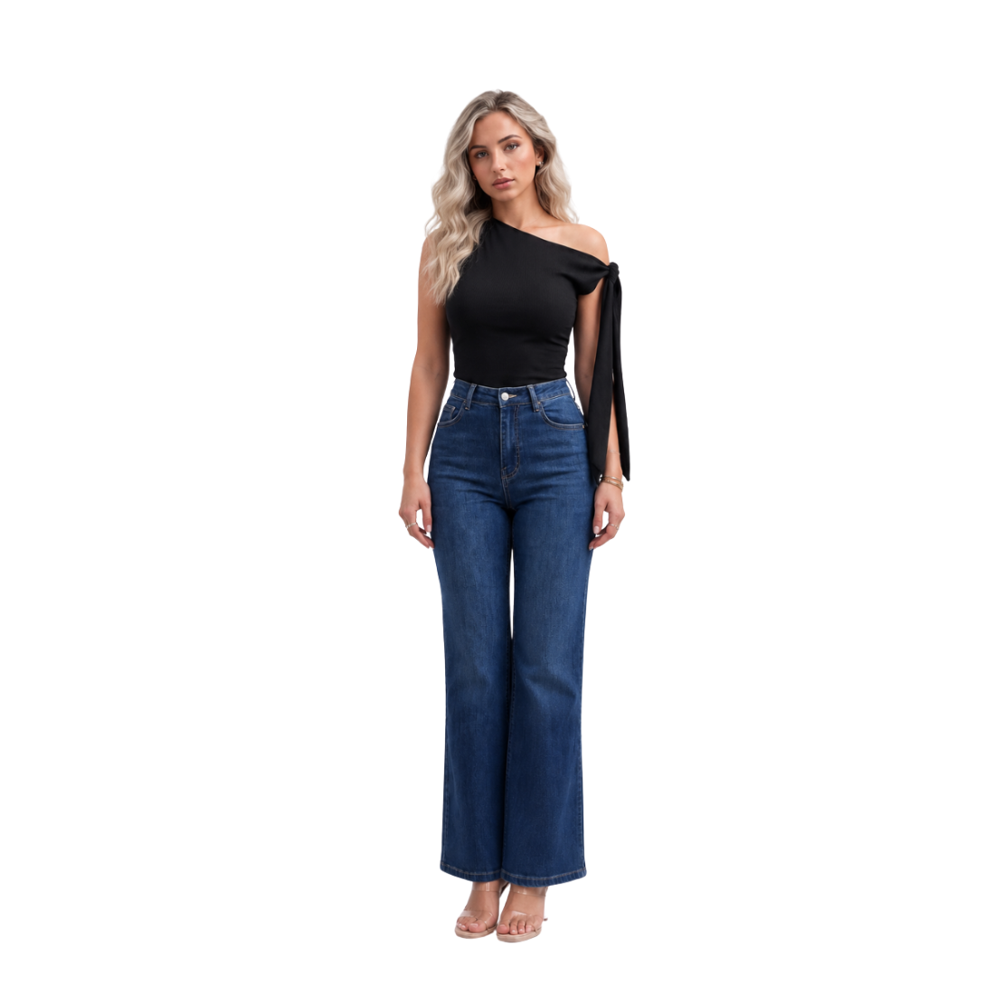 Women's vintage relaxed bootcut jeans