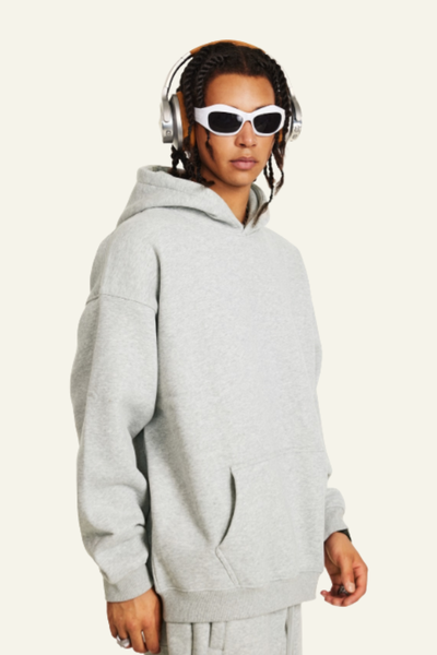 Men's Solid Color Oversize Hoodie