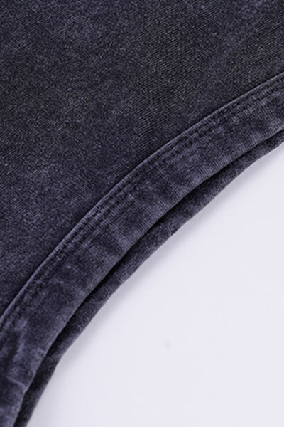 Men's Summer Vintage Washed Raw-Edge Sleeveless Tank Top