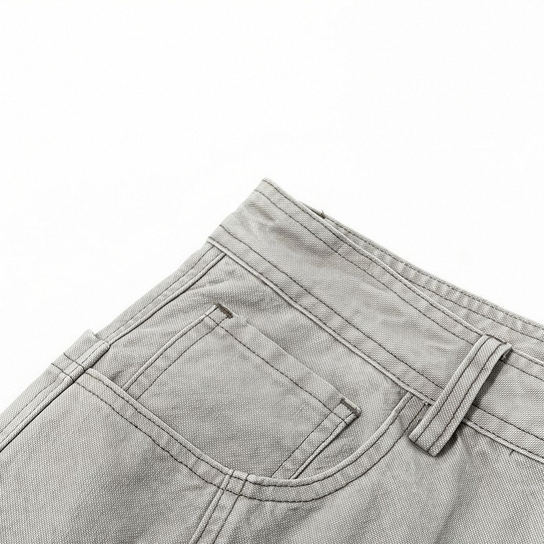 Men's Spring Deconstructed Arc Wide-Leg Pants
