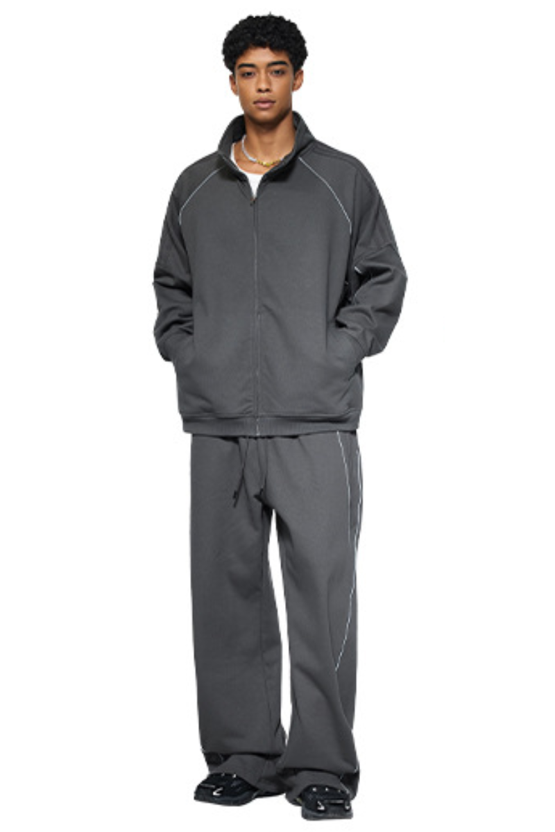 Men's Fall 365g Reflective Stripe Relaxed Straight Sweatsuit