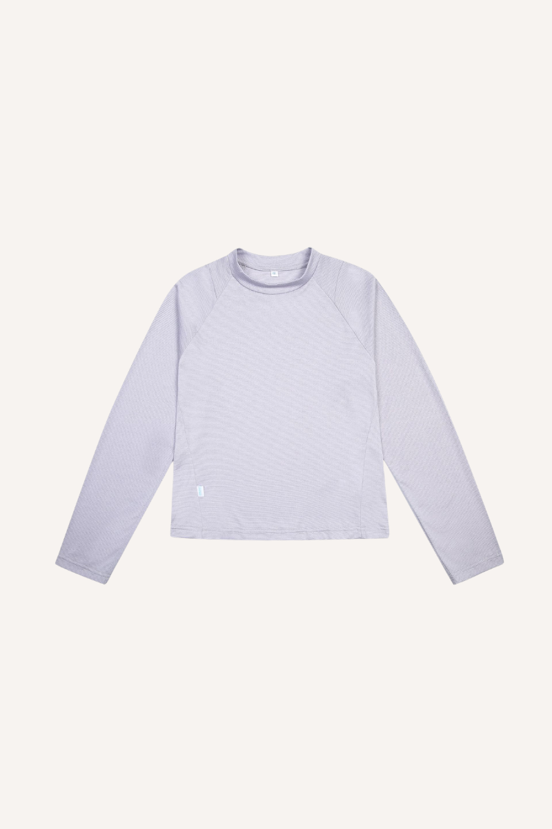 Women‘s COOLMAX LYCRA Wicking Quick Dry Paneled LS Tee