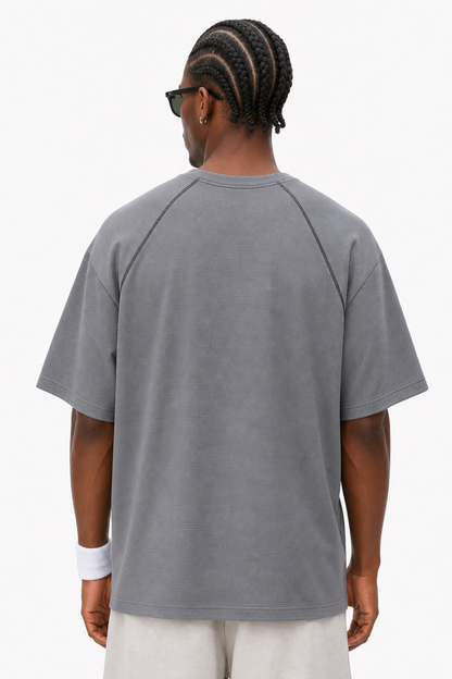 Men's 7A Antibacterial Cotton 3D Patchwork Tee
