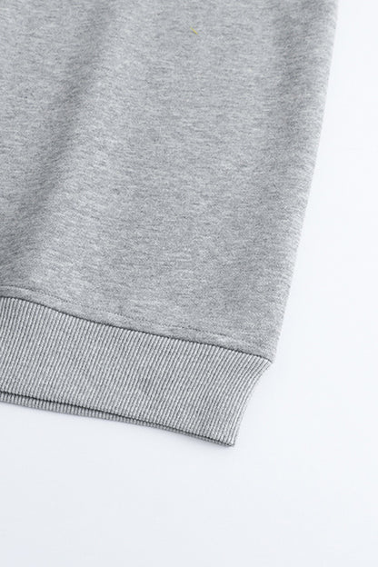Men's Fall Winter Half-Zip Layered Preppy Sweatshirt