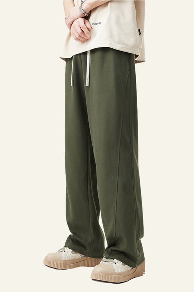 Men's Side-Striped Draped Casual Pants