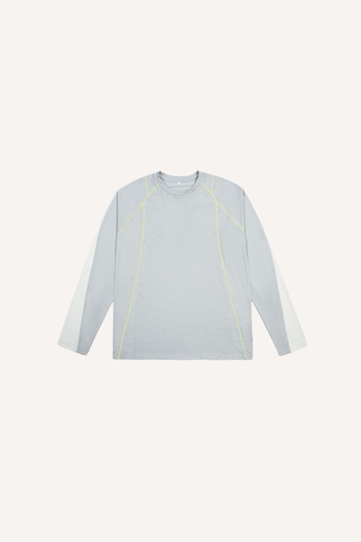 Men’s LYCRA Wicking Cooling Raglan Colorblock LS Tee