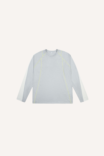 Men’s LYCRA Wicking Cooling Raglan Colorblock LS Tee