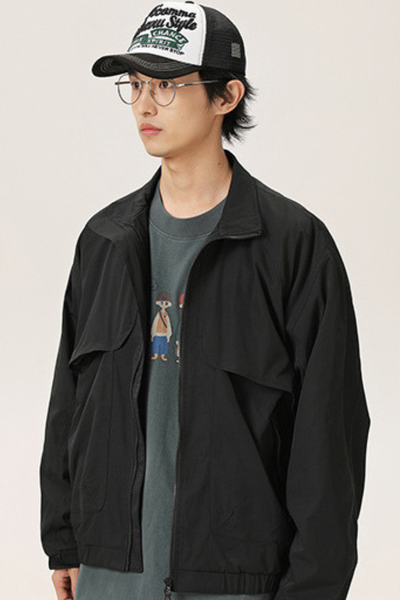 Unisex American Retro Multi-Pocket Loose Hiking Jacket