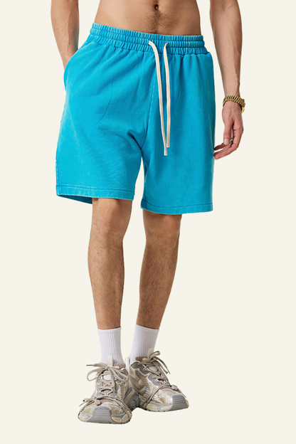 Men's Cottton Washed Athletic Wear Shorts