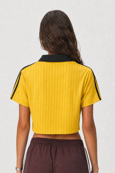 Women's Summer 2026 Football Jersey Street Crop Tee
