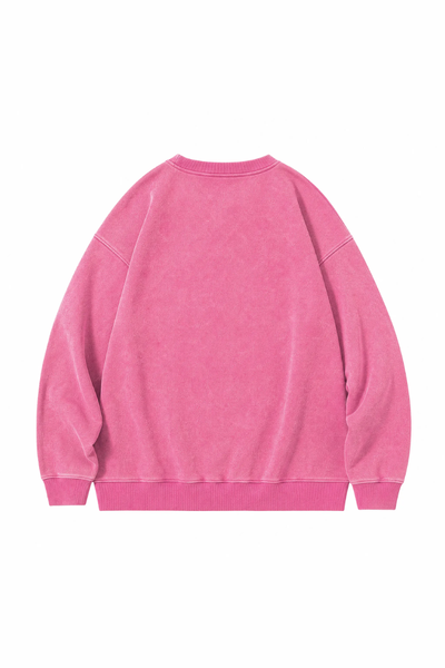 Men's Fall Winter Vintage Loose Crewneck Cotton Sweatshirt