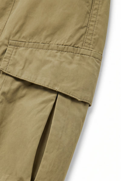 Men's Summer Multi-Pocket Drawstring Cargo Bermuda Shorts