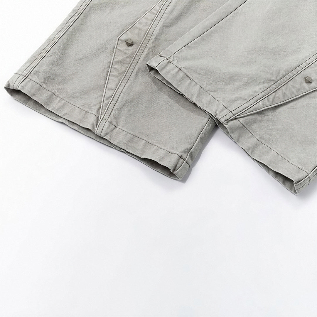 Men's Spring Deconstructed Arc Wide-Leg Pants