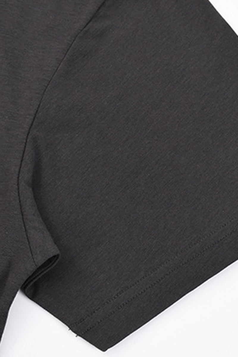Men's Summer Casual Cotton Drop-Shoulder Loose-Fit T-Shirt